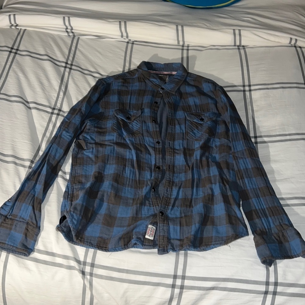 Flag & Anthem Flannel size L no stains perfect in the fall